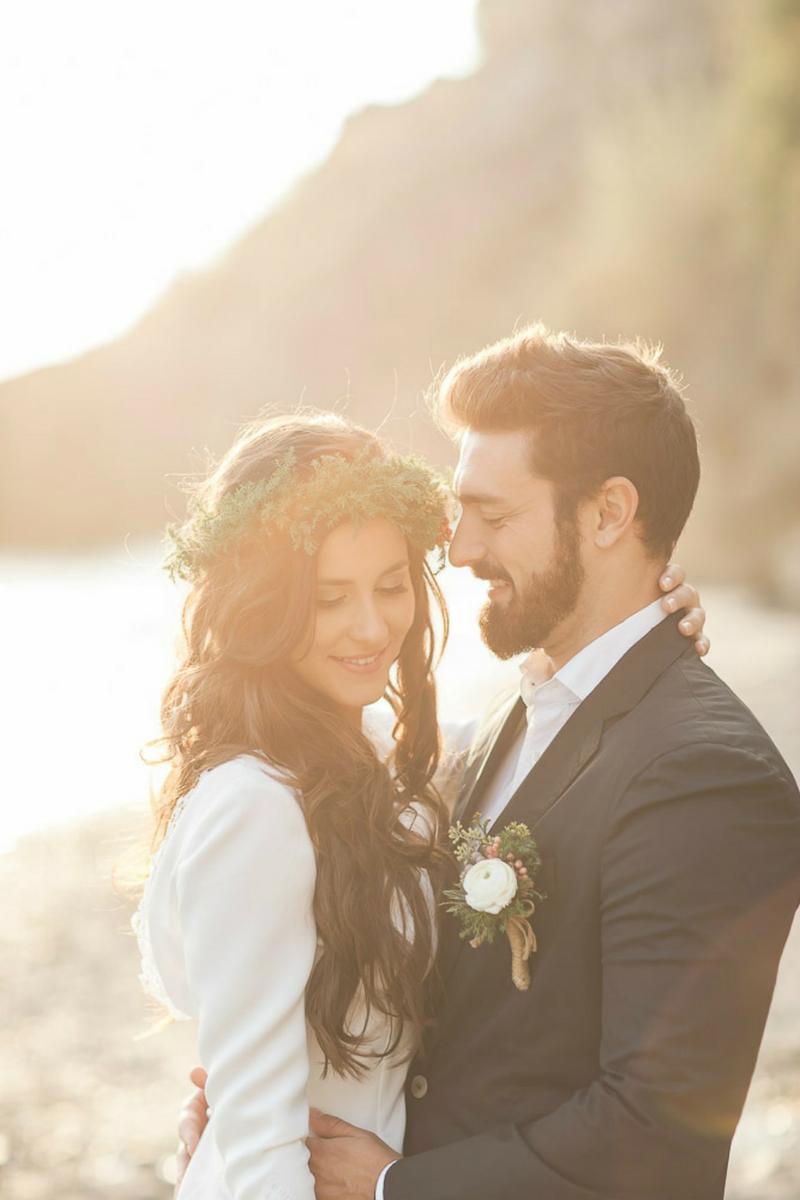 Una boho chic winter wedding en All Lovely Party