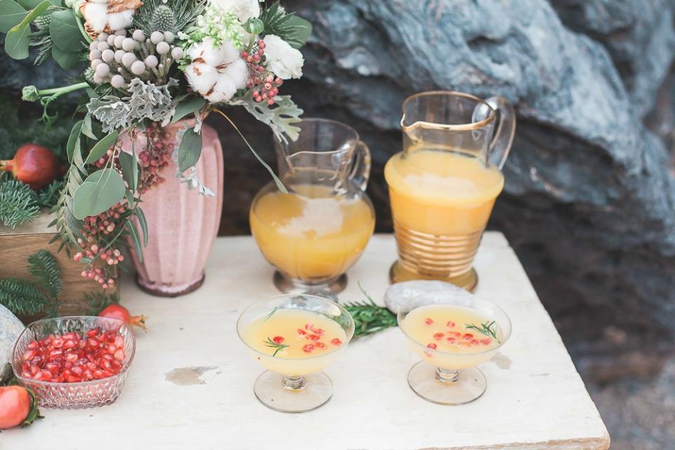 Una boho chic winter wedding en All Lovely Party