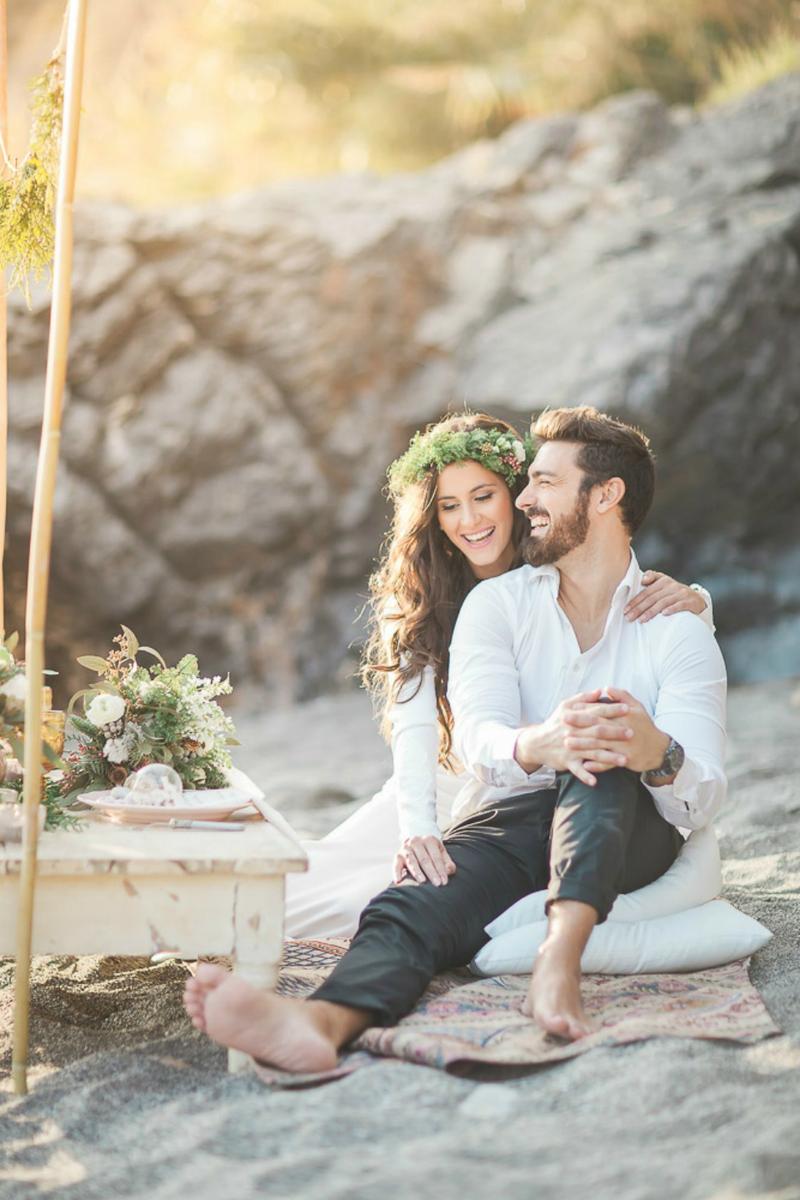 Una boho chic winter wedding en All Lovely Party