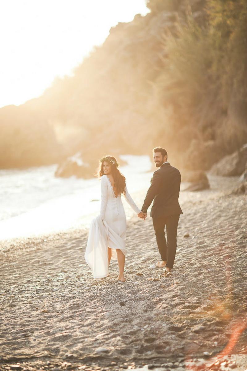 Una boho chic winter wedding en All Lovely Party