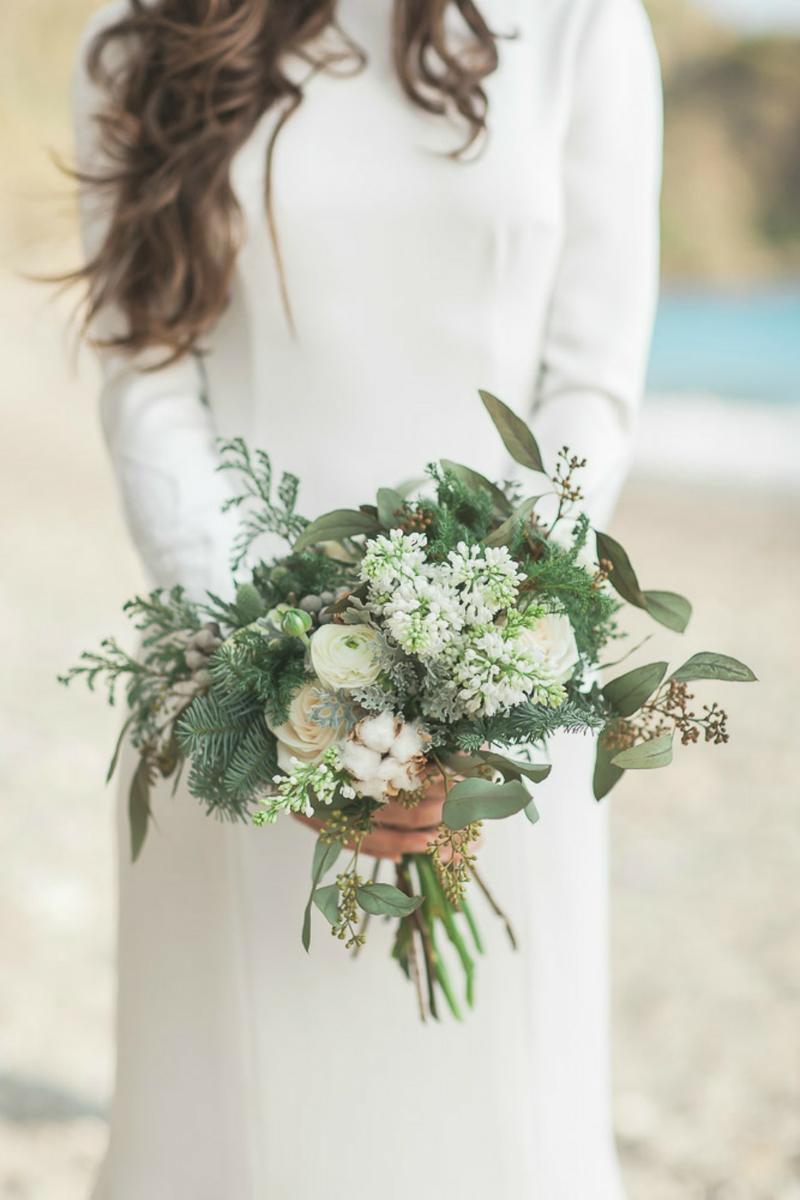 Una boho chic winter wedding en All Lovely Party