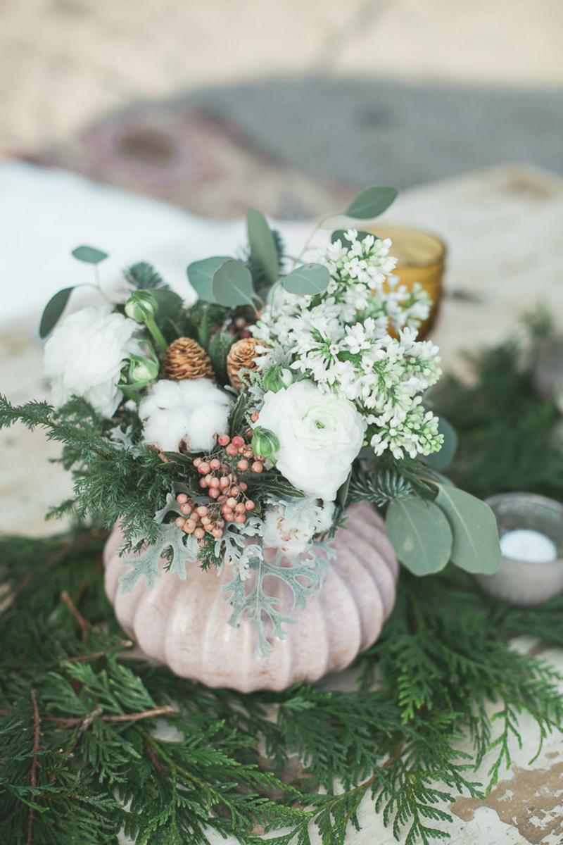 Una boho chic winter wedding en All Lovely Party