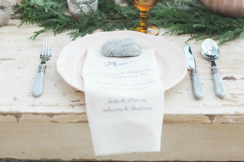 Una boho chic winter wedding en All Lovely Party