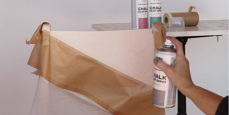 Pintar una silla de Ikea con chalk paint spray 2