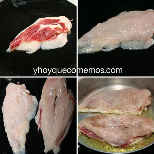 rellenar-las-pechugas-de-pollo-con-jamón-y-pasarlas-por-la-sartén