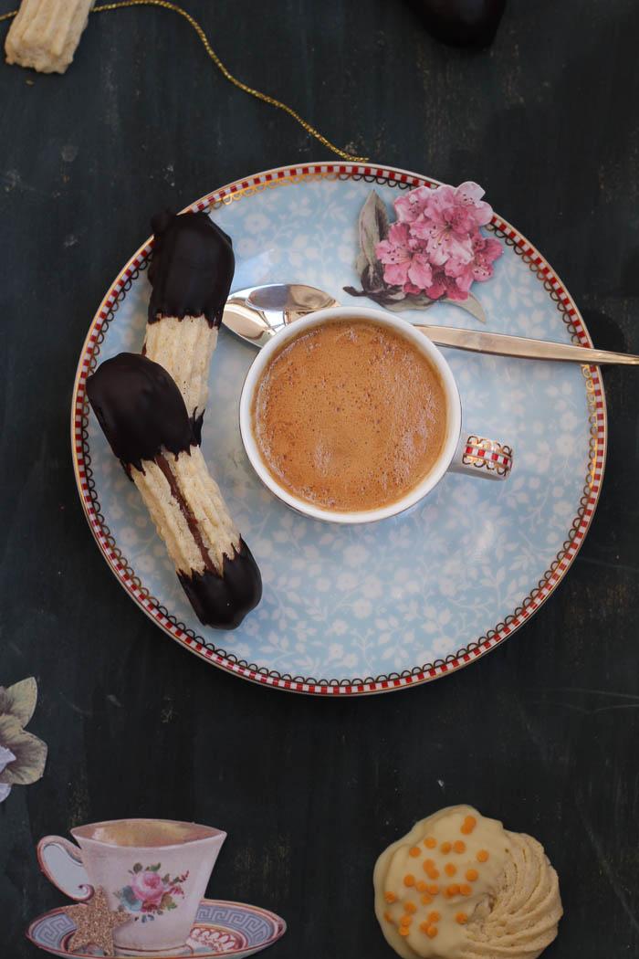 Pastas de té para el desayuno de domingo