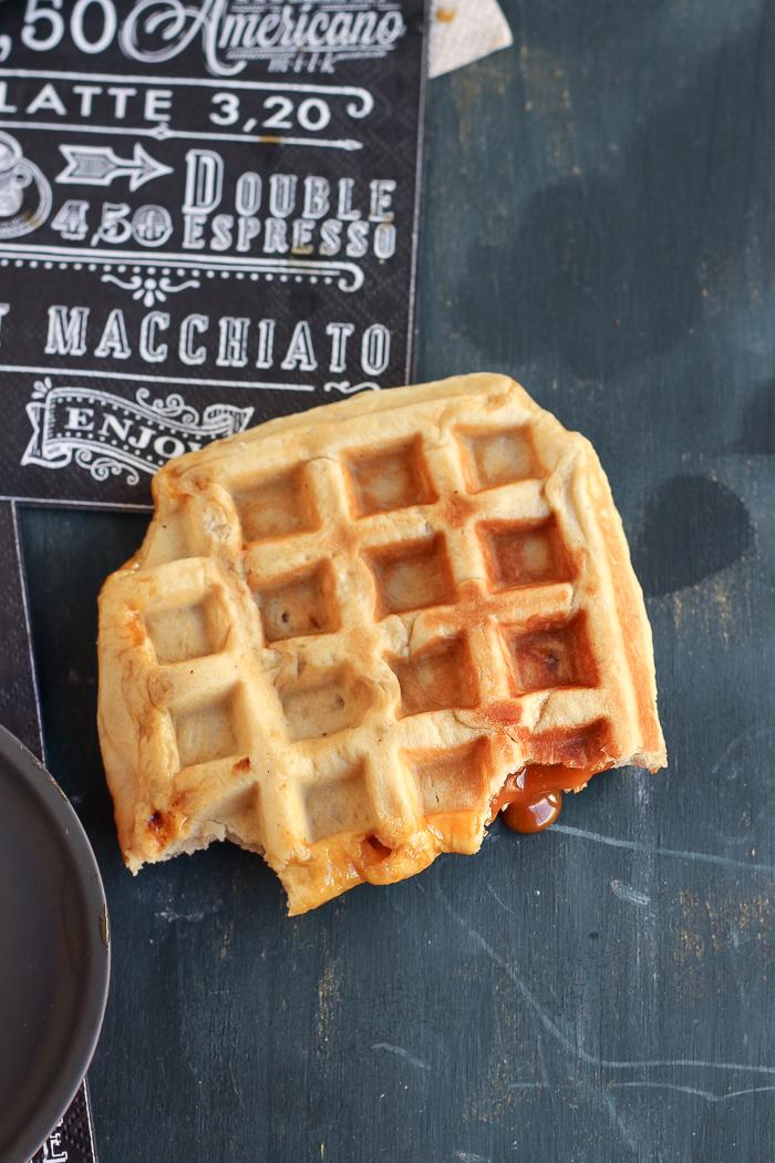 Recipe filled waffle