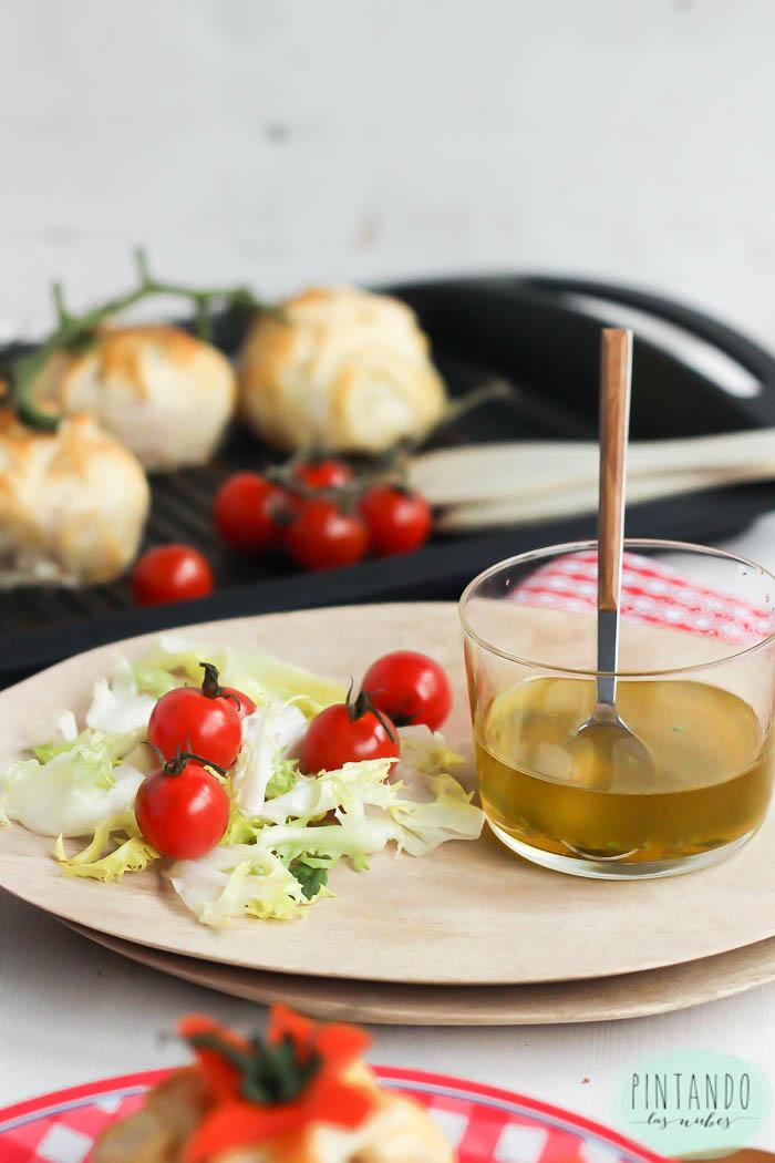 Hojaldre de tomates rellenos