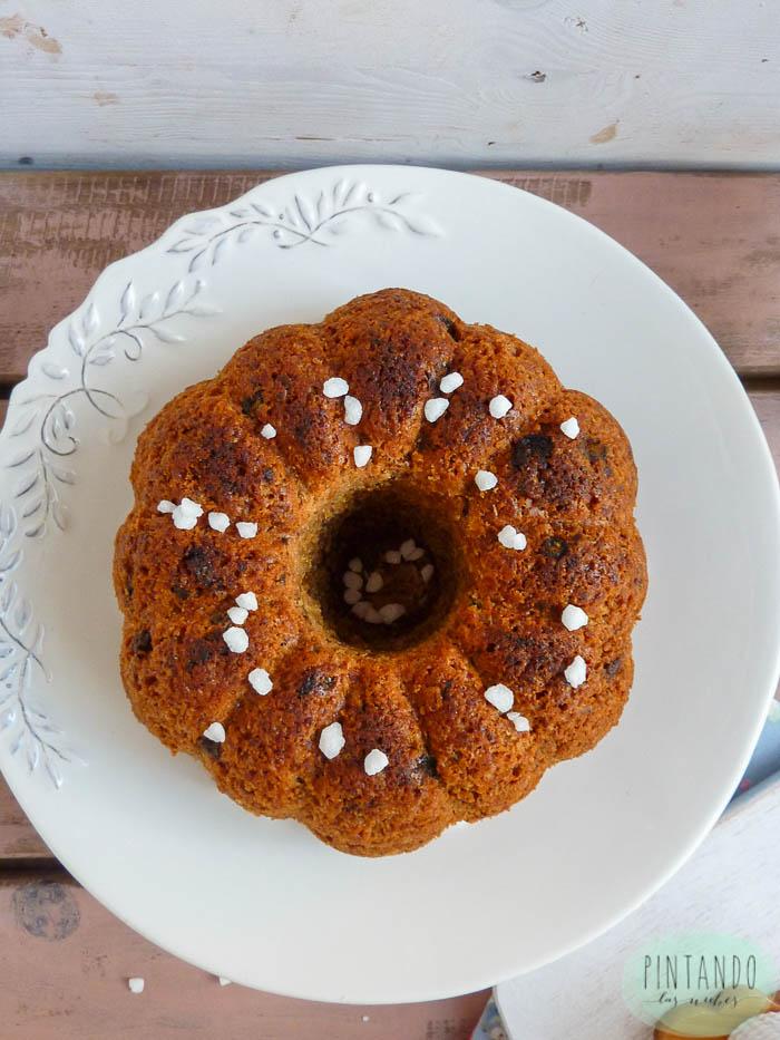 Receta de un bizcocho de calabaza y nueces