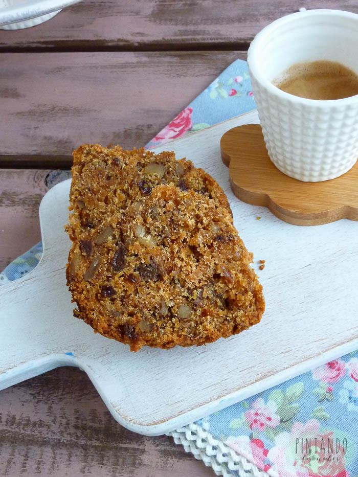 Bizcocho de calabaza y nueces ( desayuno de domingo)