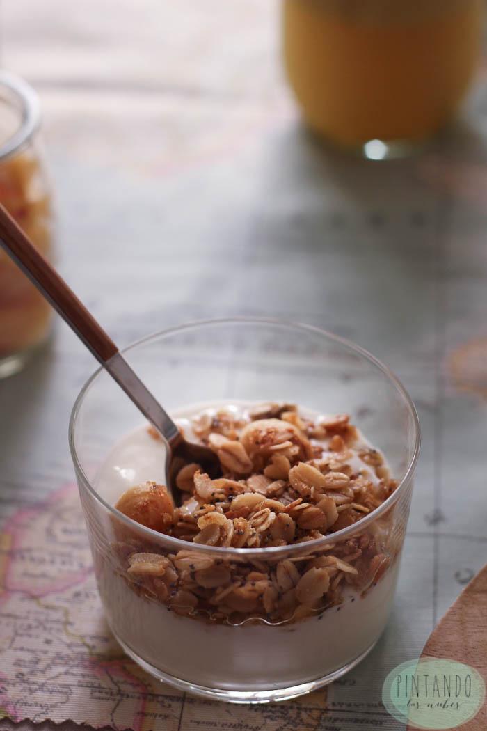 Receta de granola casera