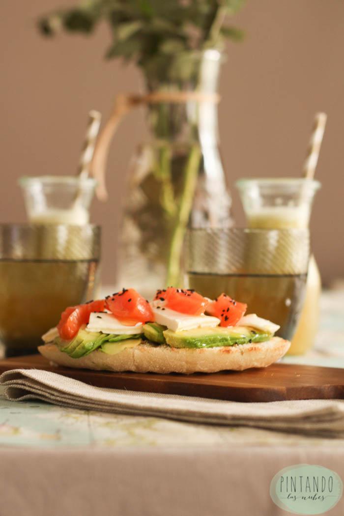 Tostada para un desayuno de domingo