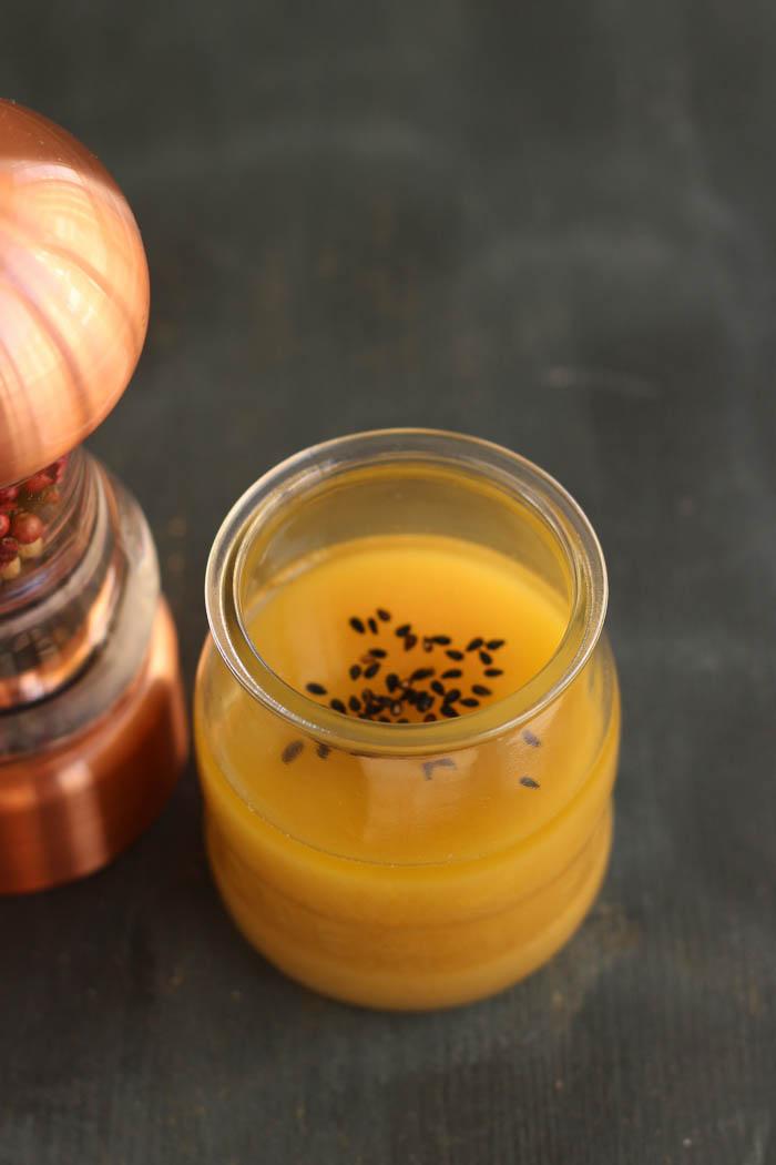 Aliño de ensalada de quinoa por Pintando las nubes