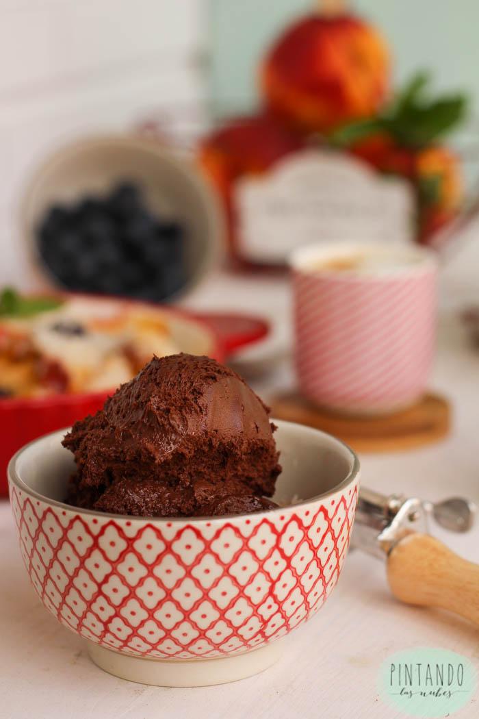 Mousse de chocolate negro por Pintando las nubes