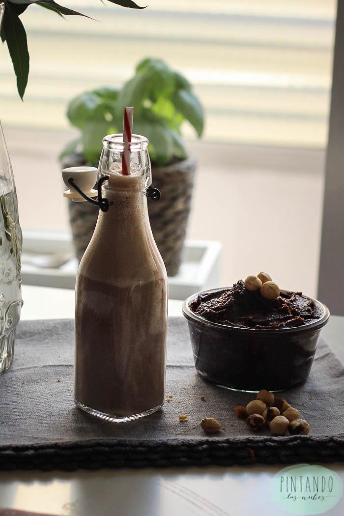 Batido de cacao y avellanas