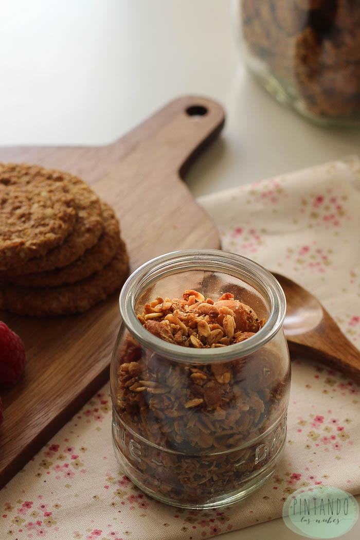 Receta de granola casera de Pintando las nubes