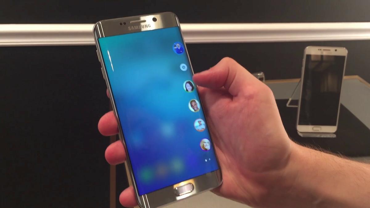 Galaxy S6 Edge en la mano