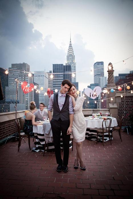rooftop-wedding-party