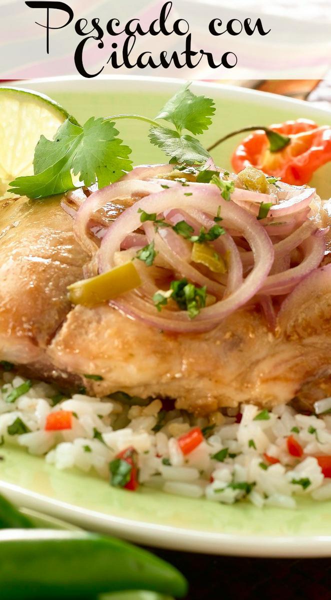pescado con cilantro pin