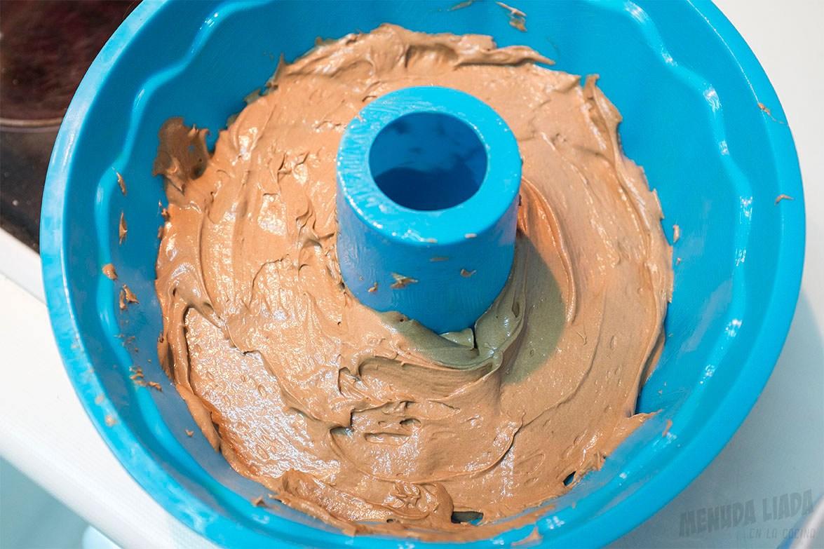 Masa del brownie, antes de la magia