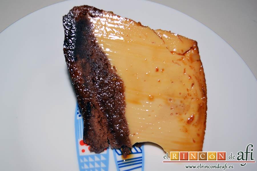 Chocoflan, sugerencia de presentación