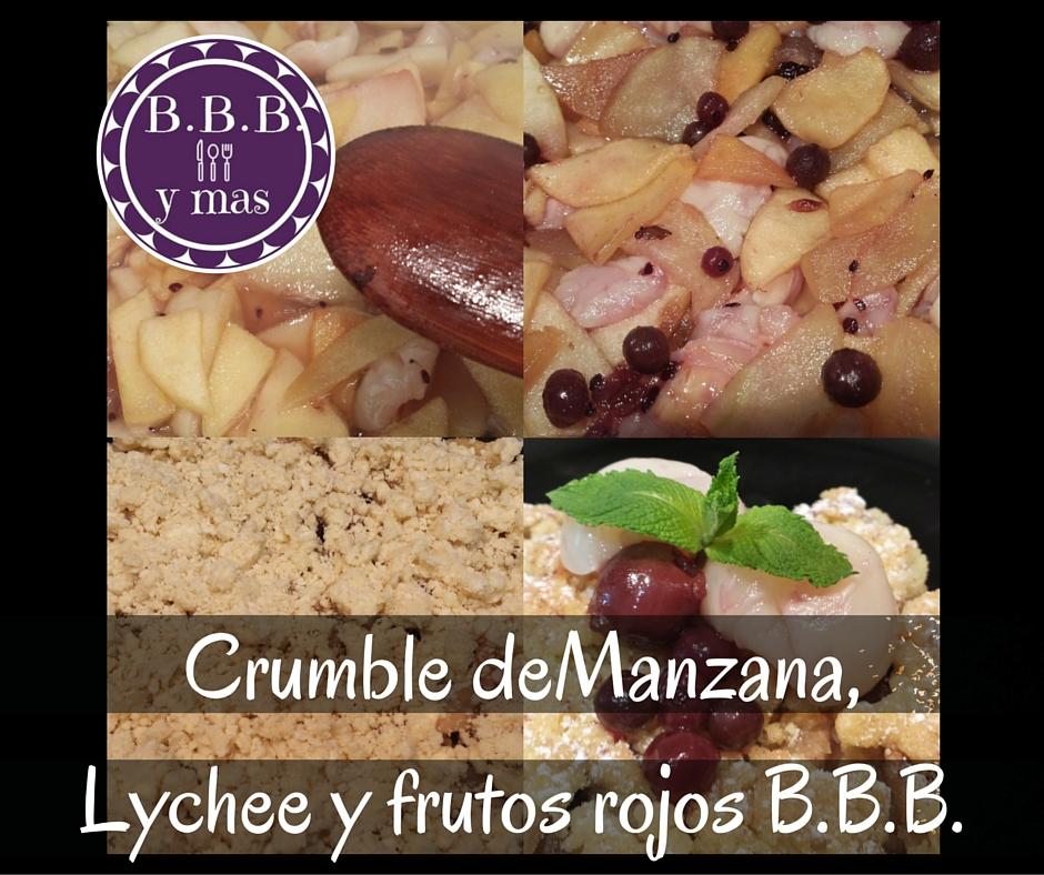 Crumble De Manzana, Lychee Y Frutos Rojos B.B.B. (reto Cooking The Chef ...