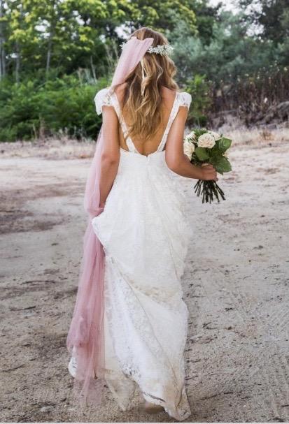 VELOS ROSAS PARA NOVIAS