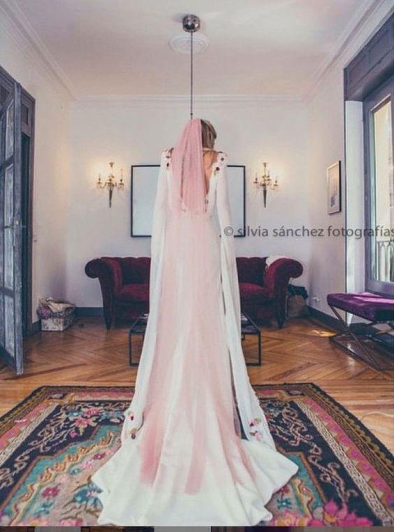 VELOS ROSAS PARA NOVIAS