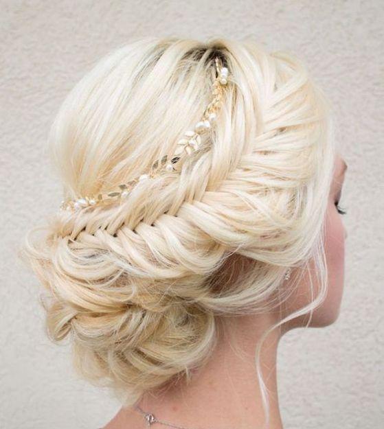 peinado recogido estilo romantico