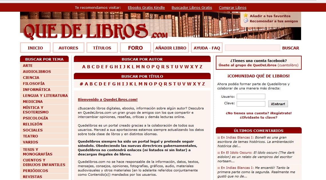 descargar libros gratis