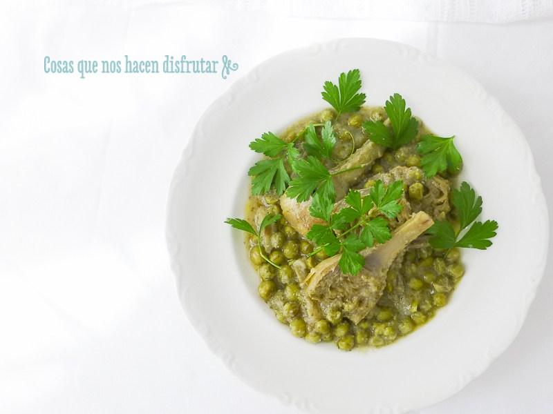 Chicharos con alcauciles