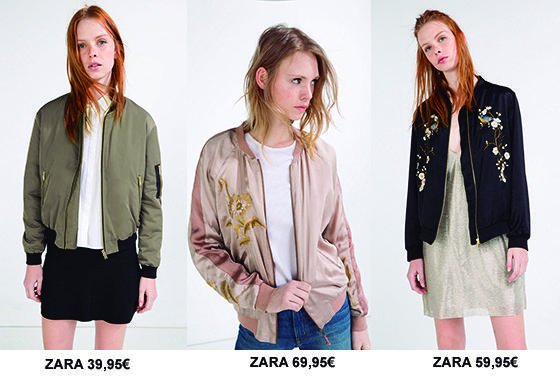 Tendencia, chaqueta bomber, zara