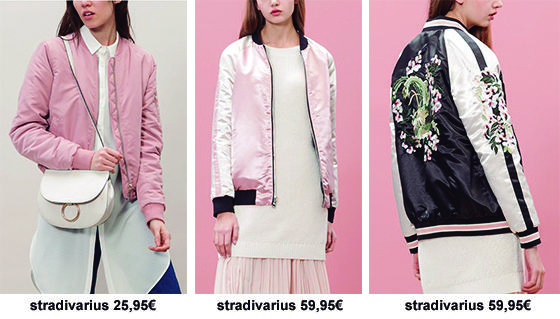Tendencia, chaqueta bomber, stradivarius