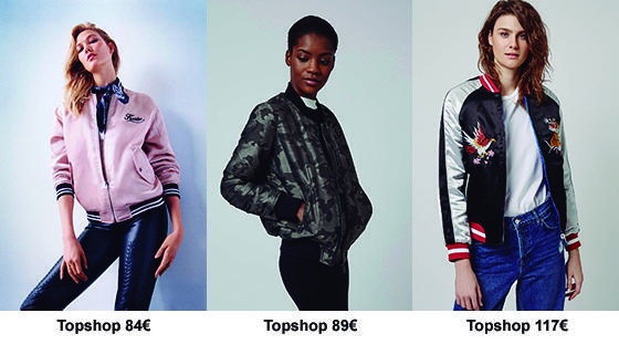 Tendencia, chaqueta bomber, Topshop