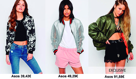 Tendencia, chaqueta bomber, asos