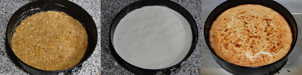 tarta de queso y fresas sin azúcar al horno - 3