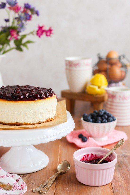 Tarta queso y arándanos 3