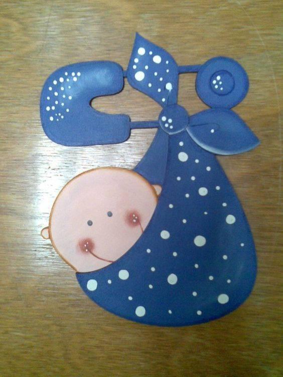 adorno sencillo para baby shower