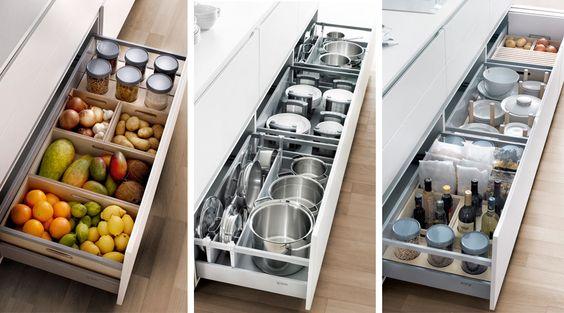 organizador prefabricado 10 transparentes prefabricado orden en cocina www.decharcoencharco.com