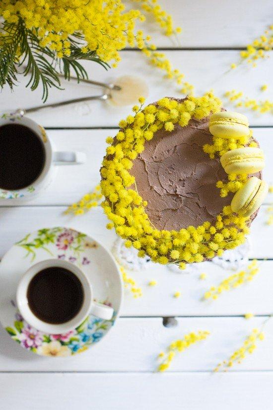 Tarta de chocolate, zanahoria y piña