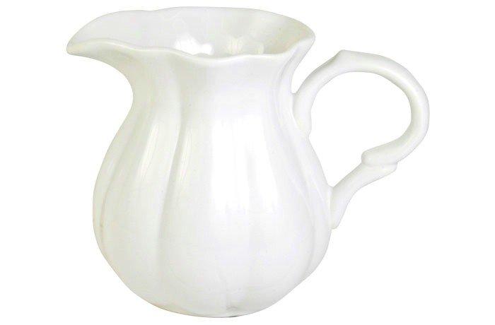 Lechera De Cerámica Blanca Iblaursen