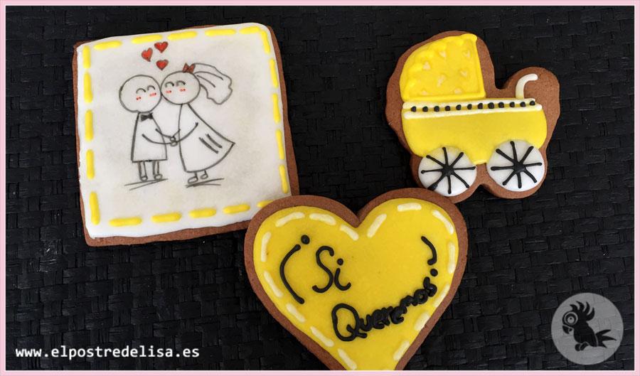 Galletas decoradas de aniversario