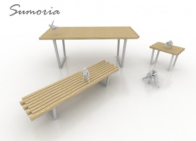 Diseño de muebles - Serie sumoria by Alvaro Llaveria