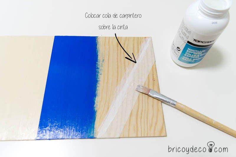 truco para pintar líneas perfectas con cinta de carrocero