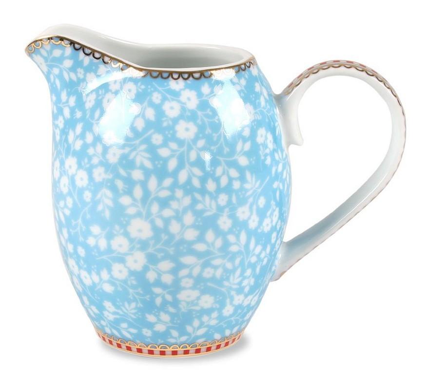 Lechera De Cerámica Floral Azul Pip Studio