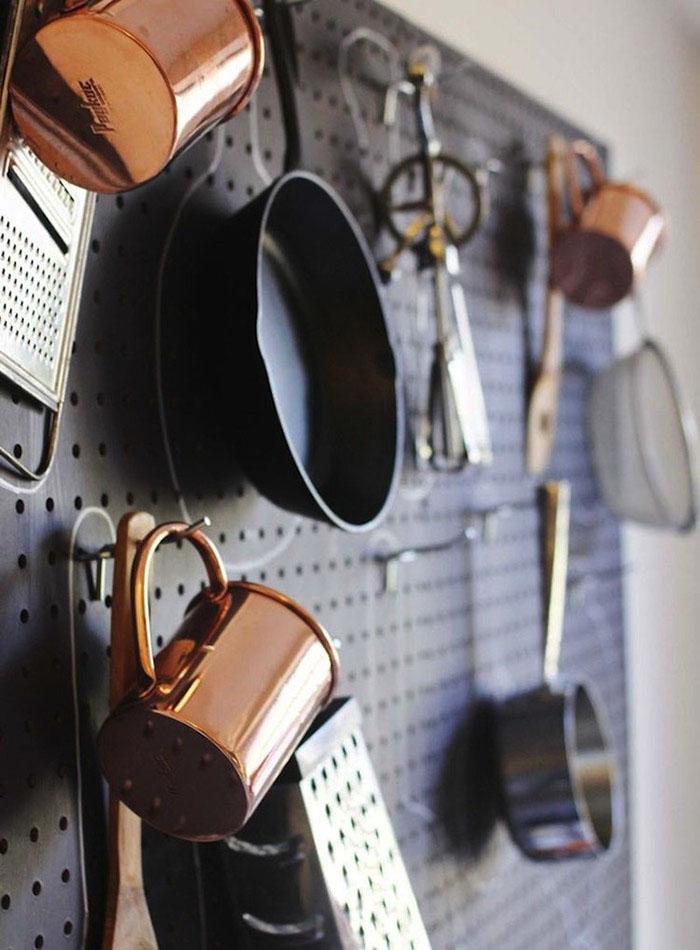 paneles perforados honestly cocina