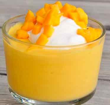mousse de mango