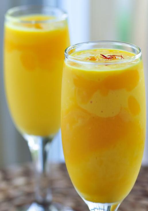 sorbete de mango con alcohol