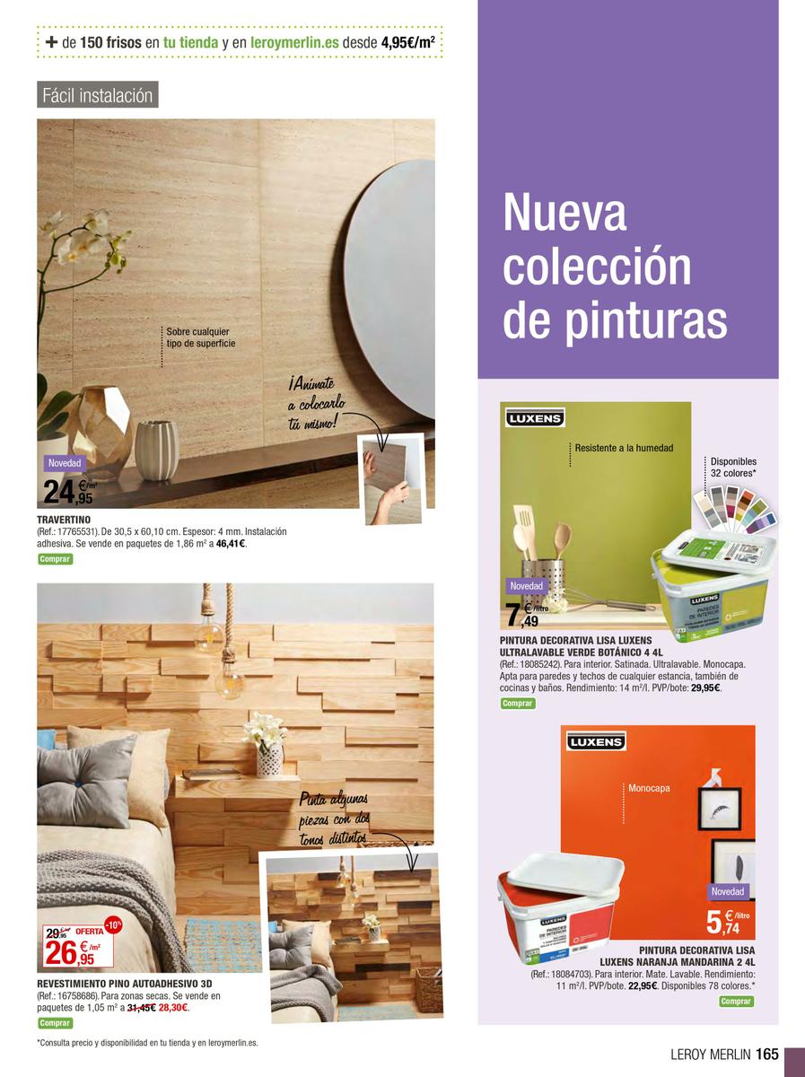 Catalogo Leroy Merlin con la casa que imaginas - especial renueva tu casa 165