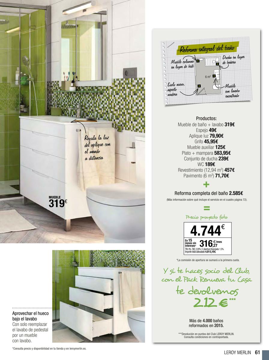 Catalogo Leroy Merlin con la casa que imaginas - especial renueva tu casa 61